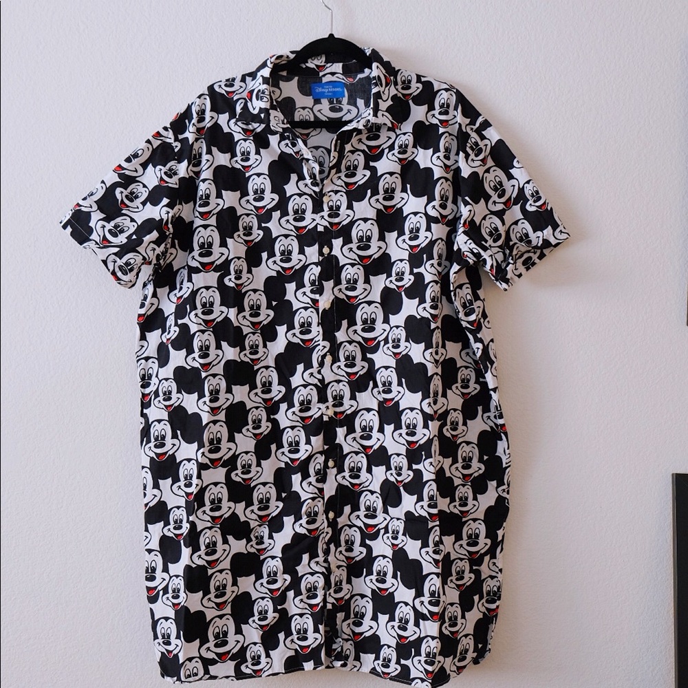 Tokyo Disney Mickey Shirt Dress L